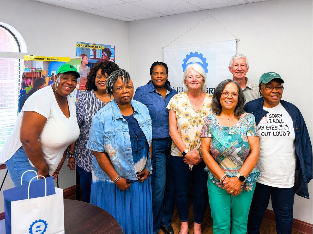 New Classroom Grandparent volunteers gather during orientation training before serving students in Tampa Bay schools.