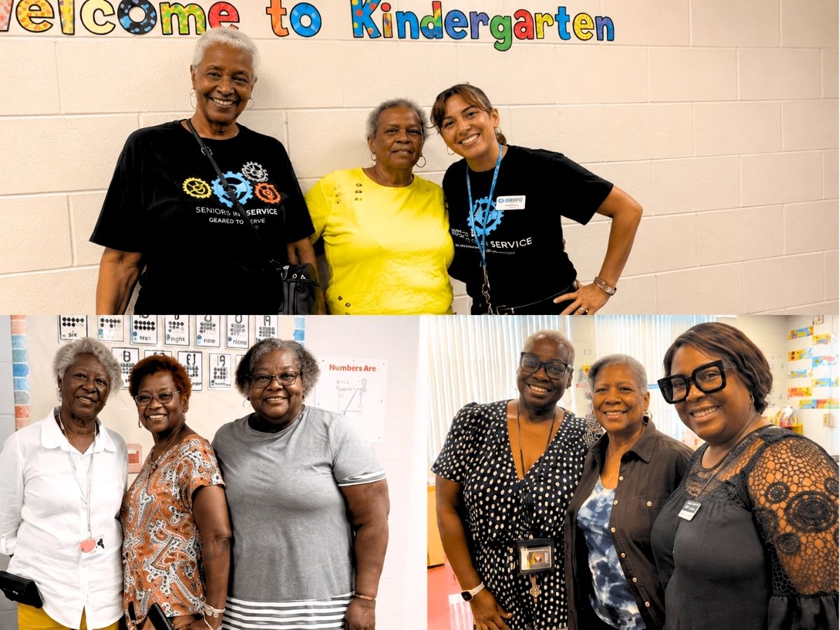 Classroom Grandparents volunteers reunite with teachers and fellow volunteers as they return to Tampa Bay classrooms for a new school year supporting student literacy.