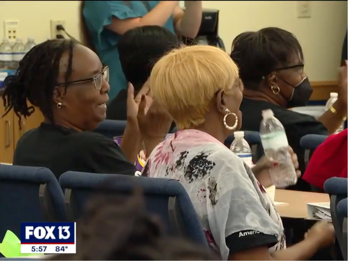 Mayor Jane Castor with Seniors in Service Classroom Grandparents at a training in Tampa