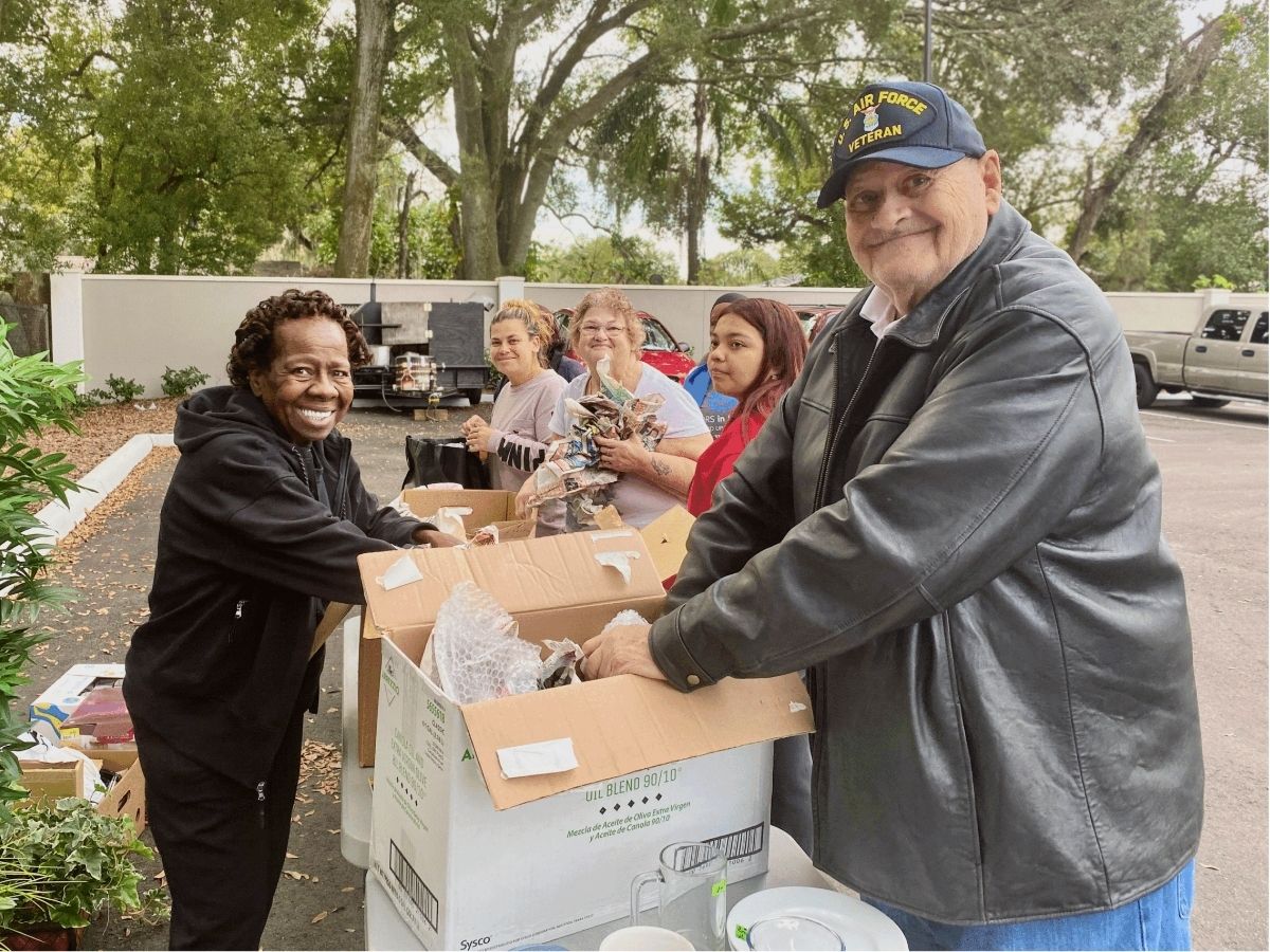 Seniors in Service volunteers launch the new year by supporting veterans, students, seniors, and community service projects across Tampa Bay.