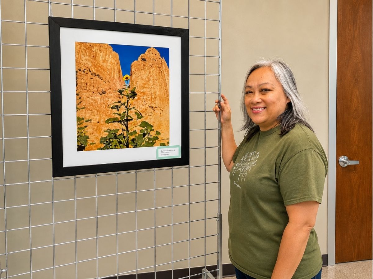 Veteran artist and Operation: Veteran Connect volunteer shares artwork created through a therapeutic art program that promotes healing, confidence, and community.