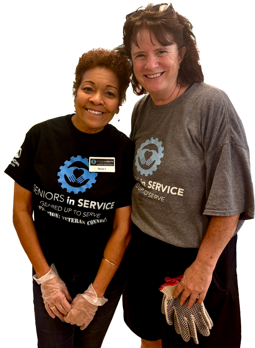 Seniors in Service Operation: Veteran Connect Volunteers at Pantry