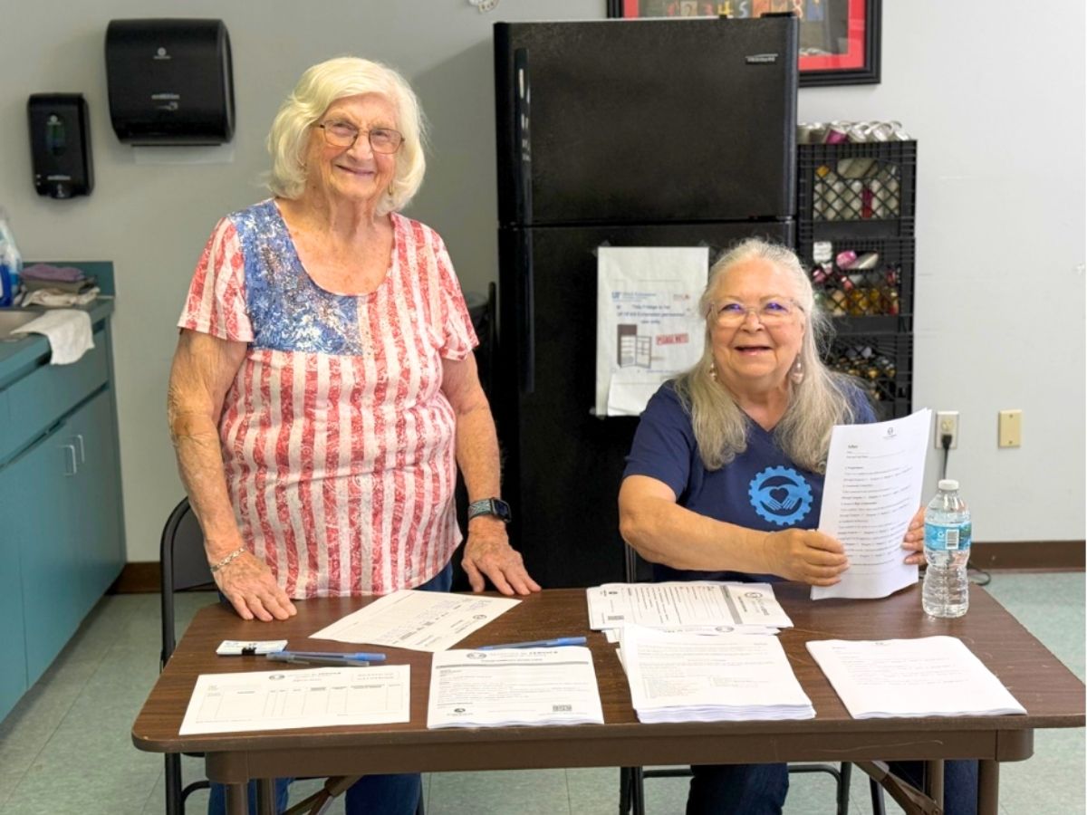 Senior Disaster Support volunteers assist with community preparedness activities and disaster readiness outreach for older adults.