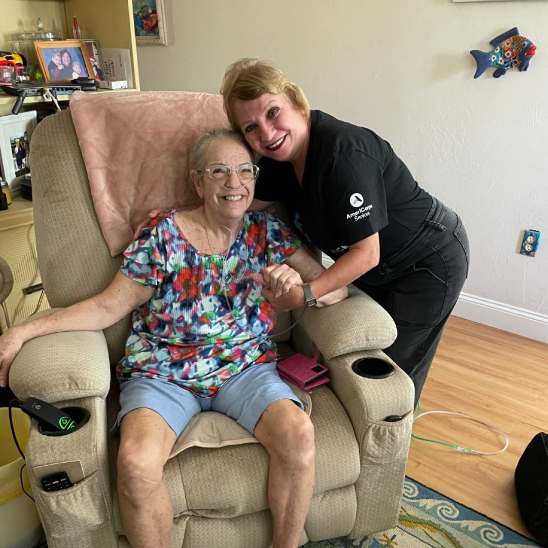 Senior Companion volunteer opportunity supporting older adults at home.