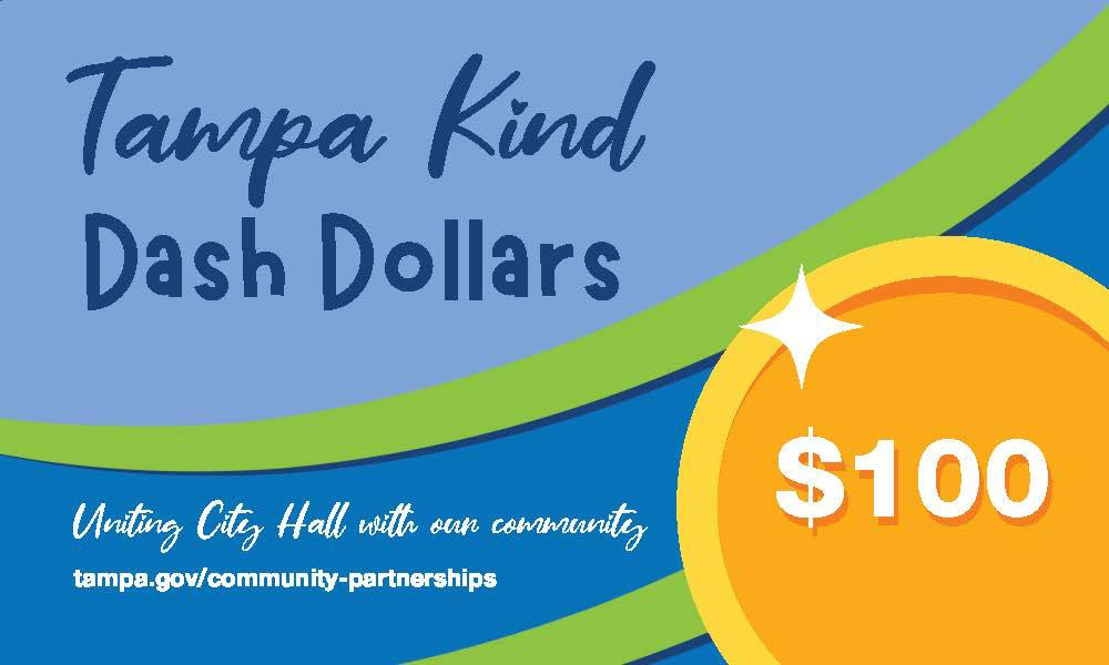Tampa Kind Dash Dollars gift